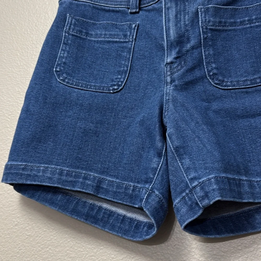 Talbots Petite Blue Denim Sailor Shorts